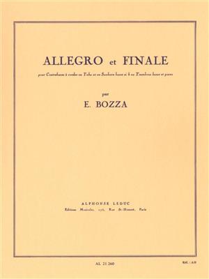 Eugène Bozza: Allegro And Finale: Posaune mit Begleitung