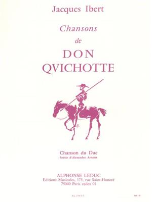 Jacques Ibert: Chansons De Don Quichotte No.3 - Chanson Du Duc: Gesang mit Klavier