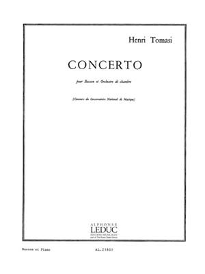 Henri Tomasi: Concerto pour Basson et Orchestre de chambre: Fagott mit Begleitung