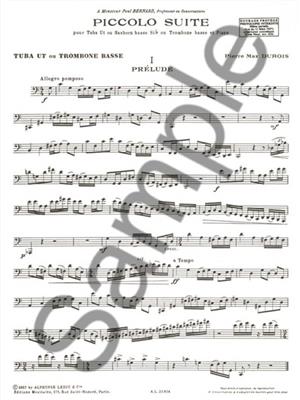 Pierre-Max Dubois: Piccolo Suite: Tuba mit Begleitung