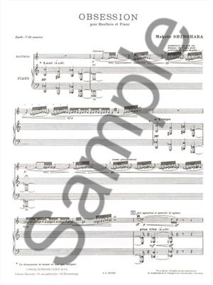 Shinohara: Obsession pour Hautbois et piano: Oboe mit Begleitung