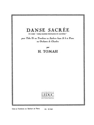 Henri Tomasi: Danse sacrée - No. 3 des "Cinq Danses Profanes": Tuba mit Begleitung