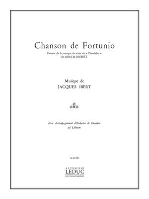 Jacques Ibert: Chanson de Fortunio: Gesang mit Klavier
