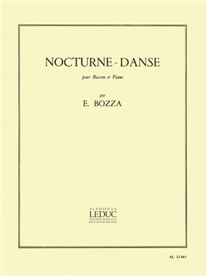 Eugène Bozza: Nocturne-Danse For Bassoon And Piano: Fagott mit Begleitung