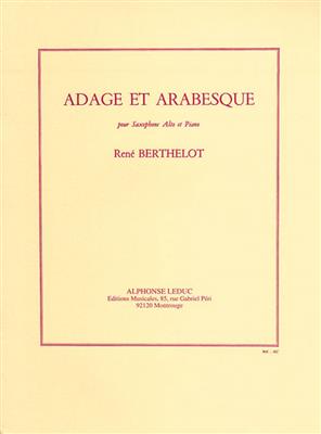 Adage et Arabesque (Alto Saxophone and Piano)