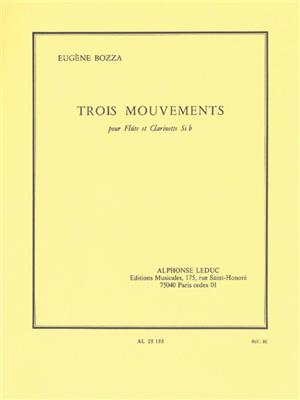 Eugène Bozza: Trois Mouvements: Gemischtes Holzbläser Duett