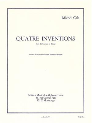 Cals: Four Inventions for Percussion and Piano: Sonstige Percussion