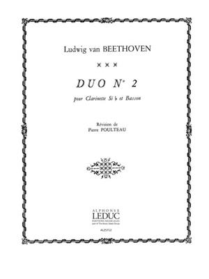Ludwig van Beethoven: Duo No.2: Gemischtes Holzbläser Duett