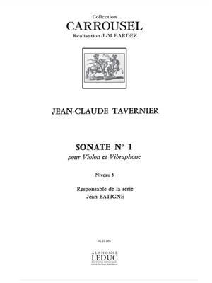 Jean-Claude Tavernier: Sonate N01 -C.Carrousel: Gemischtes Duett