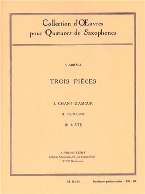 Isaac Albéniz: 3 Pieces: (Arr. Mulle): Saxophon Ensemble