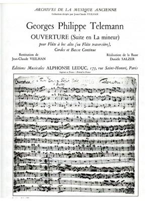 Georg Philipp Telemann: Suite In a Minor Violin 2 Part: Violine Solo