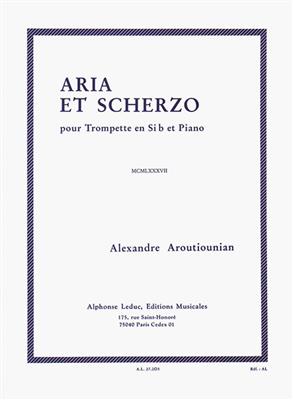 Alexandre Aroutiounian: Aria Et Scherzo: Trompete mit Begleitung