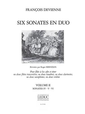 François Devienne: François Devienne: 6 Sonates en Duo Vol.2: Kammerensemble