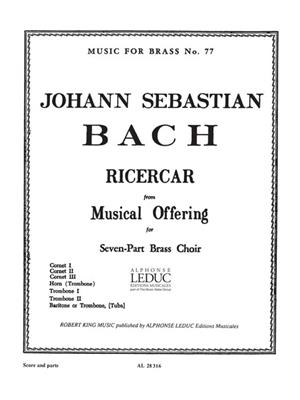 Johann Sebastian Bach: Ricercar From Musical Offering: Blechbläser Ensemble