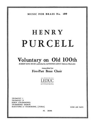 Henry Purcell: Voluntary On 'Old 100th': Blechbläser Ensemble