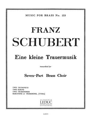 Franz Schubert: Eine Kleine Trauermusik: Blechbläser Ensemble