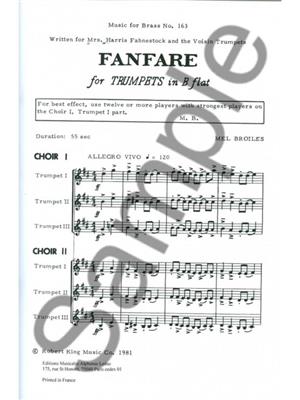 Mel Broiles: Fanfare: Trompete Ensemble