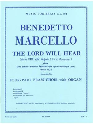 Marcello: Lord Will Hear: Blechbläser Ensemble