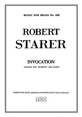 Starer: Invocation: Trompete mit Begleitung