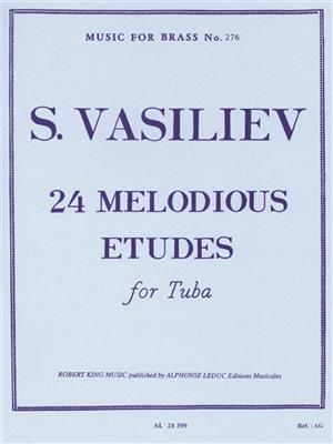 Vasiliev: 24 Melodious Etudes: Tuba Solo