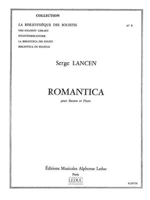 Serge Lancen: Romantica: Fagott mit Begleitung