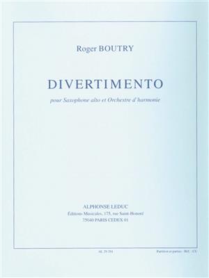 Roger Boutry: Divertimento: Blasorchester mit Solo