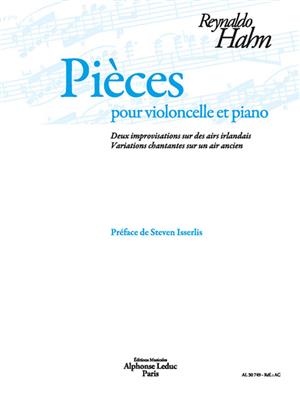 Reynaldo Hahn: Pièces pour violoncelle: Cello mit Begleitung