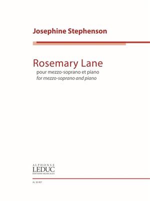 Josephine Stephenson: Rosemary Lane: Gesang mit Klavier