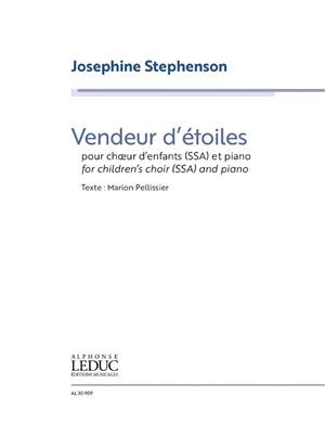 Josephine Stephenson: Vendeur d'étoiles: Kinderchor mit Klavier/Orgel