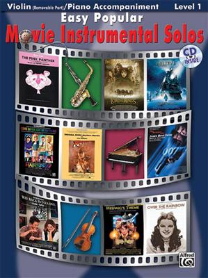 Easy Popular Movie Instrumental Solos for Strings: Violine Solo