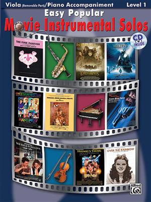 Easy Popular Movie Instrumental Solos for Strings: Viola Solo