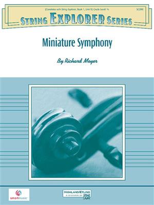 Richard Meyer: Miniature Symphony: Streichorchester