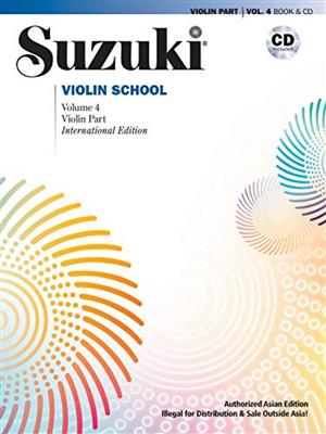 Suzuki Violin School 4 ( Asian Edition )