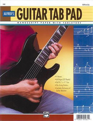 Guitar TAB Pad: Notenpapier