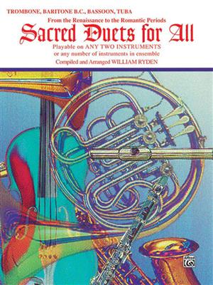 Sacred Duets for All - Trombone: (Arr. William Ryden): Gemischtes Blechbläser Duett