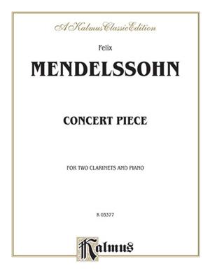Felix Mendelssohn Bartholdy: Concert Piece: Klarinette Duett