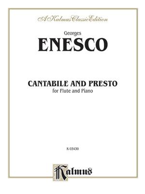 Georges Enesco: Cantabile and Presto: Flöte Solo