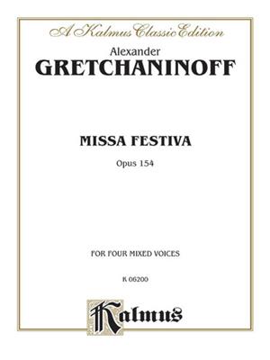 Alexander T. Gretchaninov: Missa Festiva Op. 154: Gemischter Chor mit Begleitung