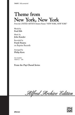John Kander: New York, New York, Theme from: (Arr. Philip Kern): Gemischter Chor mit Begleitung