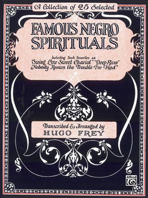 Famous Negro Spirituals: Klavier, Gesang, Gitarre (Songbooks)