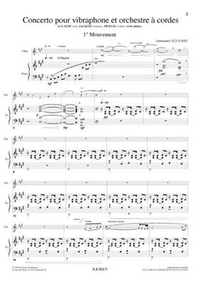 Emmanuel Sejourne: Concerto: Vibraphon