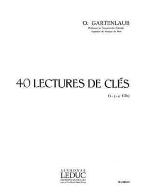 40 Lectures De Cles - 2 3 ou 4 cles