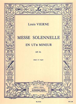 Louis Vierne: Messe solennelle en ut dièse mineur: Gemischter Chor mit Klavier/Orgel