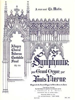 Louis Vierne: Symphonie N02 Op20: Orgel