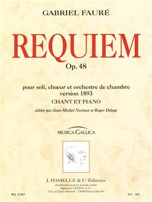 Gabriel Fauré: Requiem op. 48 - Version 1893: Gesang mit Klavier