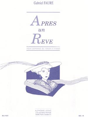 Gabriel Fauré: Après Un Rêve Op.7 No.1: Gesang mit Klavier