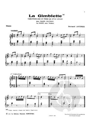 Bernard Andrès: La Gimblette: Harfe Solo