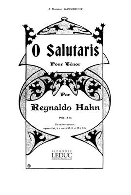 Reynaldo Hahn: O Salutaris: Gesang mit Klavier