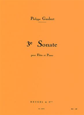 Philippe Gaubert: Sonata 3: Flöte mit Begleitung