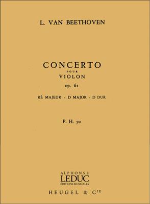 Ludwig van Beethoven: Concerto Violon Op61 Re Majeur: Orchester